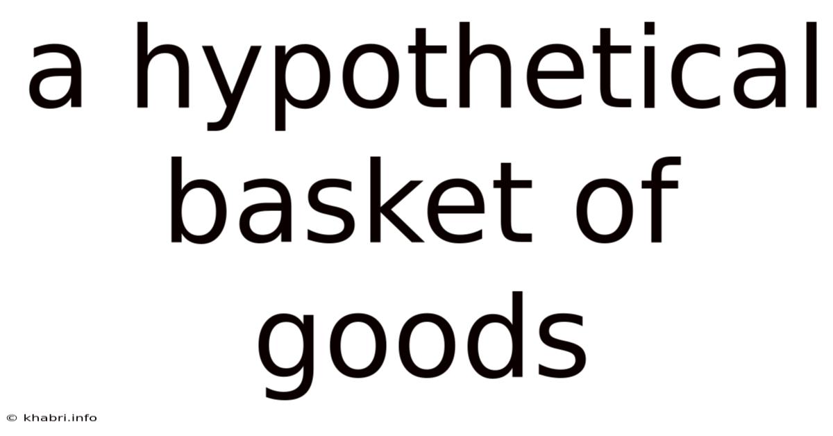 A Hypothetical Basket Of Goods