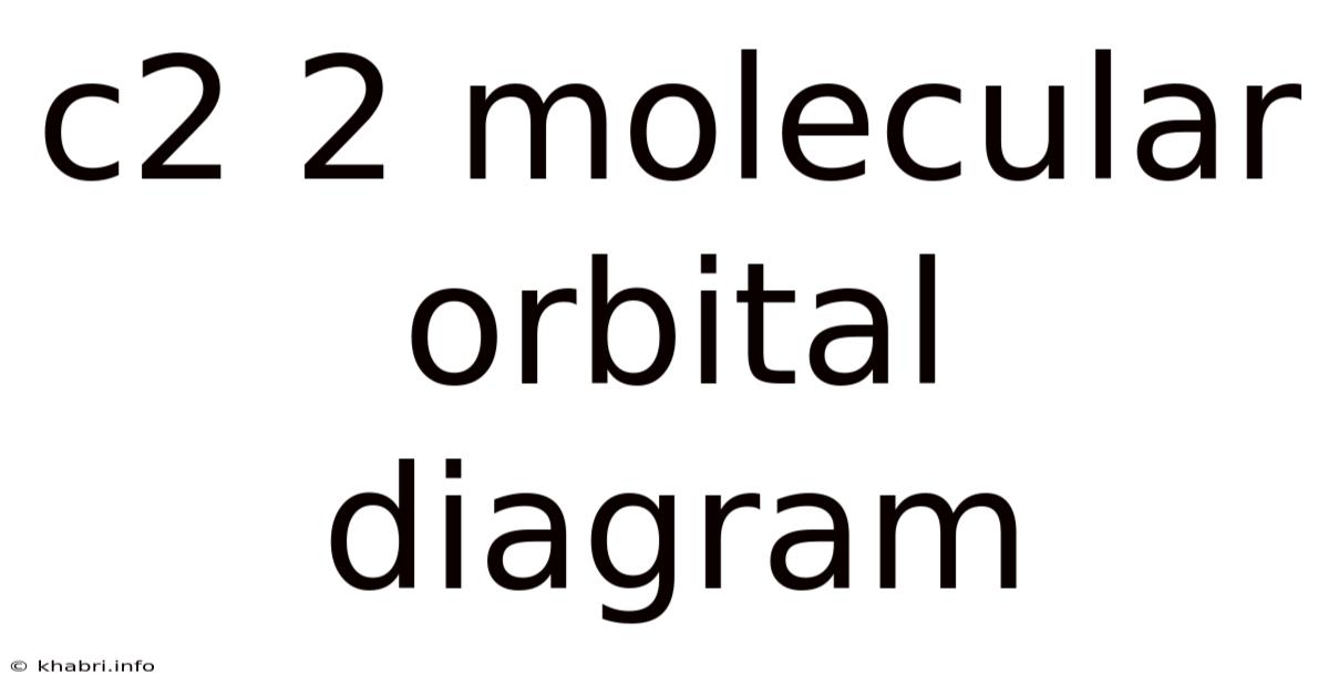 C2 2 Molecular Orbital Diagram