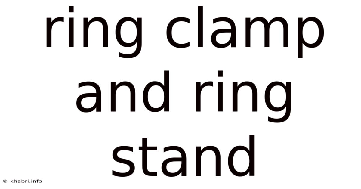 Ring Clamp And Ring Stand