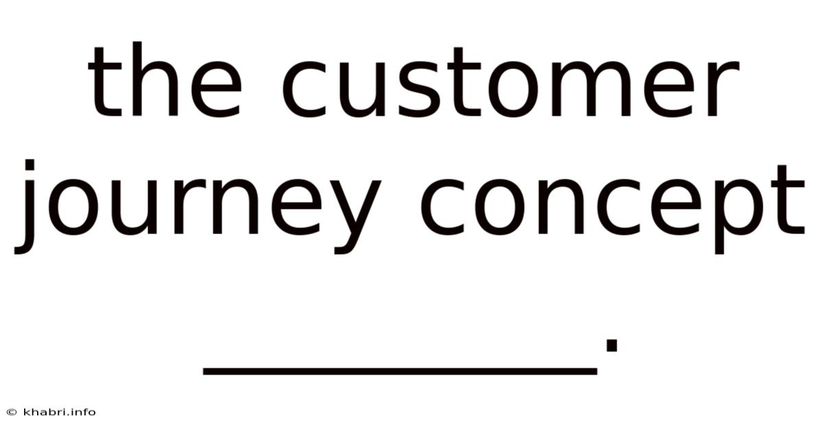 The Customer Journey Concept ________.