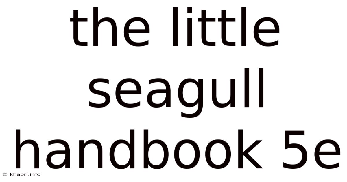 The Little Seagull Handbook 5e